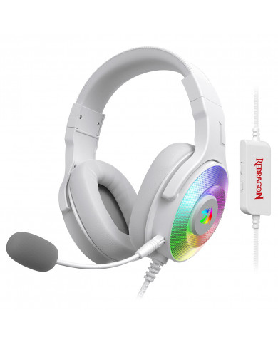 HEADSET REDRAGON PANDORA2 H350W-RGB-1 USB BLANCO