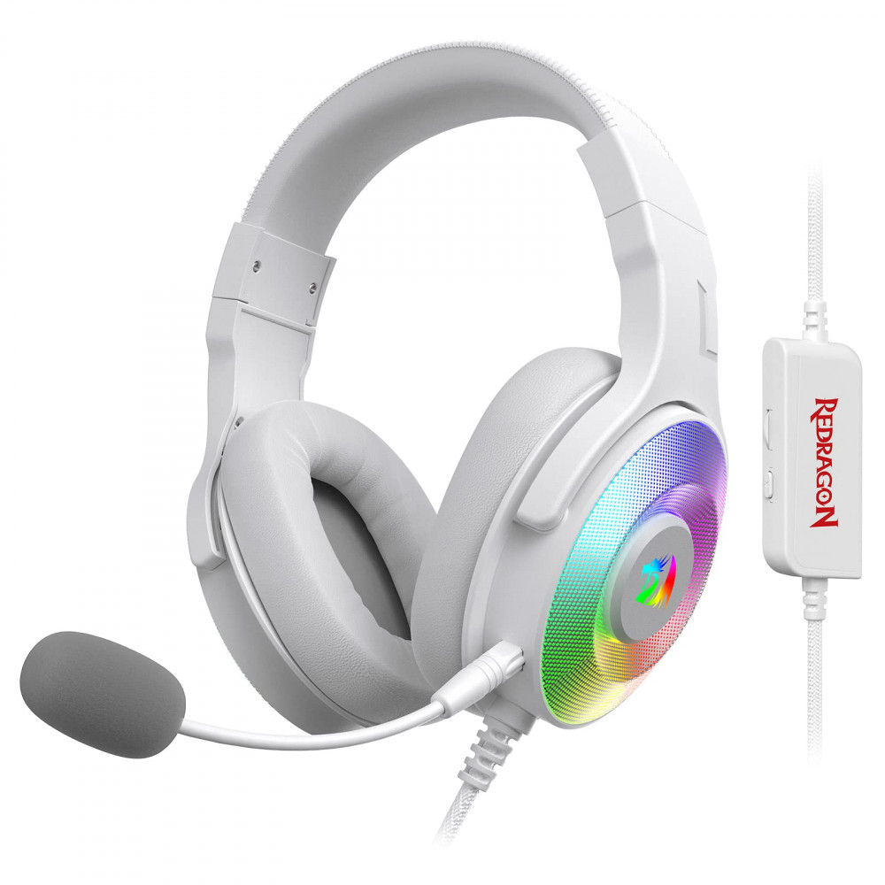 HEADSET REDRAGON PANDORA2 H350W-RGB-1 USB BLANCO