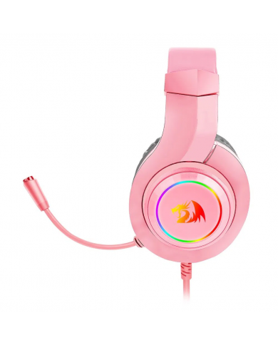 HEADSET REDRAGON HYLAS H260P-RGB USB ROSADO HEADSET REDRAGON HYLAS H260P-RGB USB ROSADO