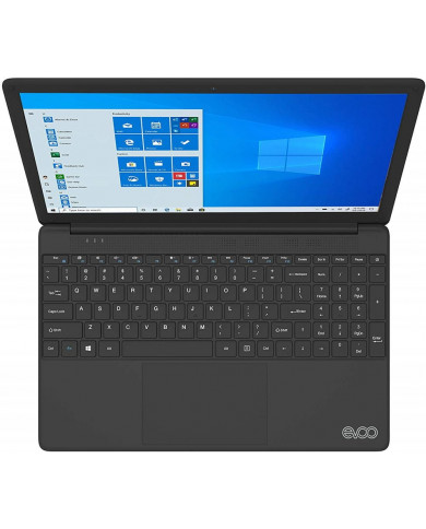 LAPTOP EVOO EVC156-1 / PROCESADOR INTEL CORE i7-6660U / 8GB RAM / 256GB SSD DISCO SOLIDO / PANTALLA 15,6" HD / NEGRA