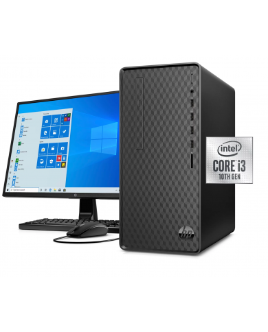 CPU HP M01-F1033WB / INTEL CORE i3-10100 / 16GB RAM / 256GB SSD + 1TB HDD / WINDOWS 10 + MONITOR 24"