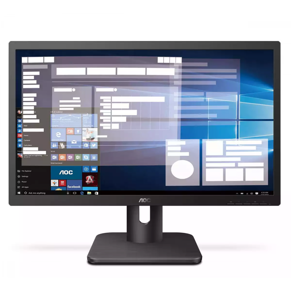 MONITOR AOC 20E1H 19,5" LCD NEGRO HDMI VGA 49,4CM