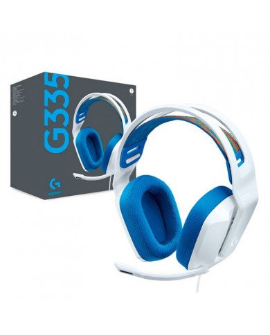 HEADSET LOGITECH G335 USB 40MM BLANCO/AZUL