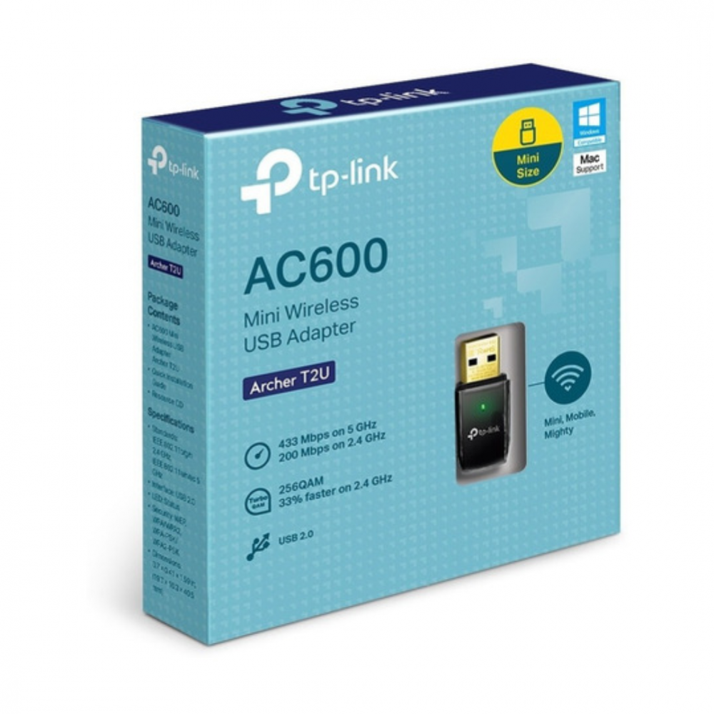 ADAPTADOR TP-LINK ARCHER T2U AC600 DUAL BAND