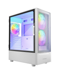 CASE ANTEC NX410W ARGB 2FAN 140MM BLANCO VIDRIO TEMPLADO