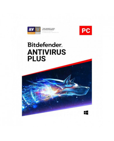LICENCIA BITDEFENDER ANTIVIRUS PLUS (1PC - 1 AÑO) WINDOWS