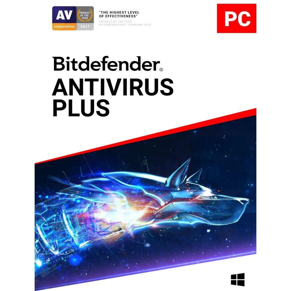 LICENCIA BITDEFENDER ANTIVIRUS PLUS (1PC - 1 AÑO) WINDOWS