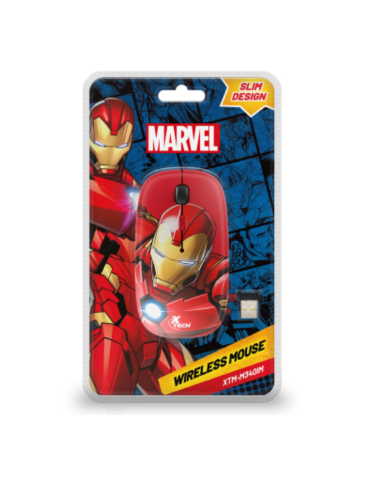 MOUSE XTECH XTM-M340IM IRON MAN MARVEL WIRELESS