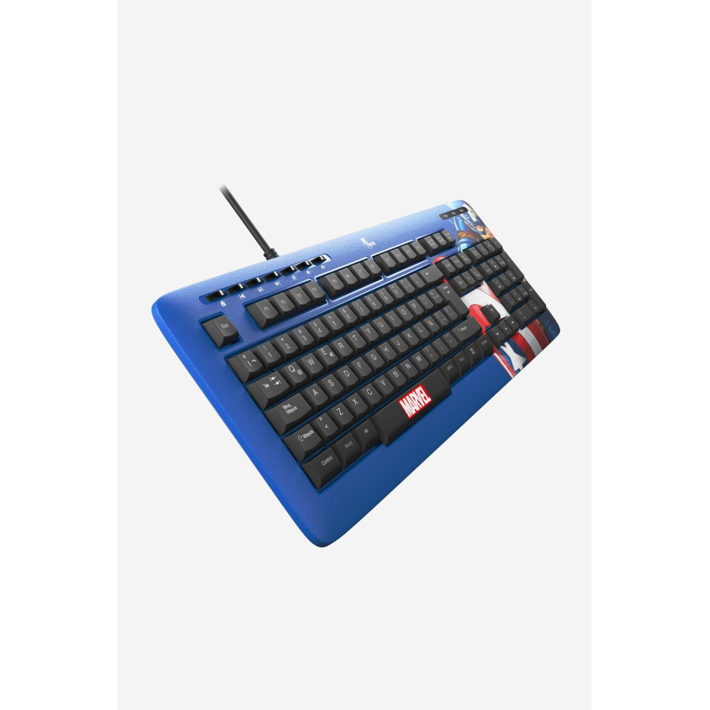 TECLADO XTECH XTK-M401CA USB SLIM CAPITAN AMERICA MARVEL