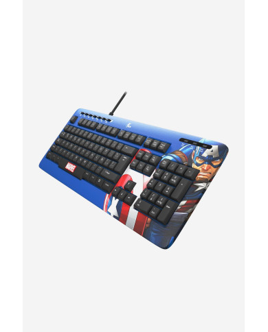 TECLADO XTECH XTK-M401CA USB SLIM CAPITAN AMERICA MARVEL