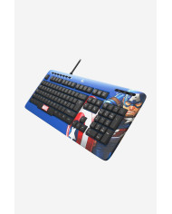 TECLADO XTECH XTK-M401CA USB SLIM CAPITAN AMERICA MARVEL