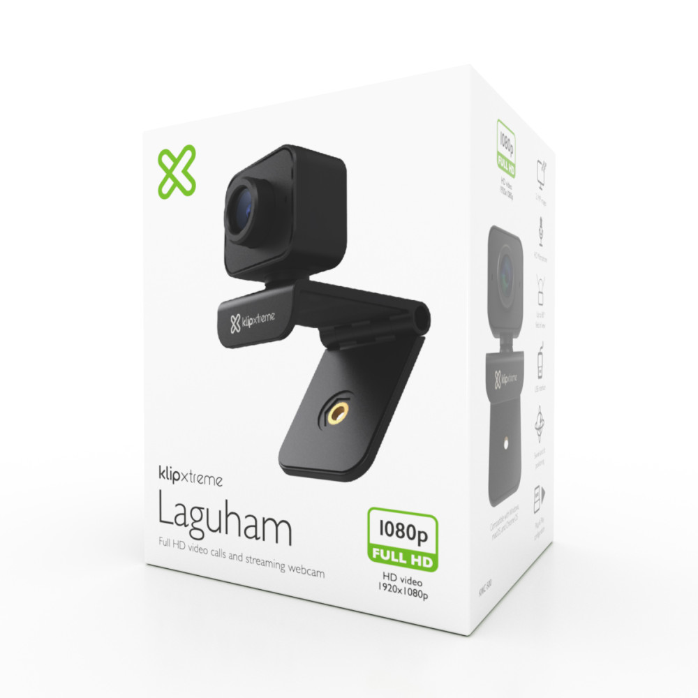 WEBCAM KLIPX KWC-500 1080p FHD LAGUHAM USB 2MP