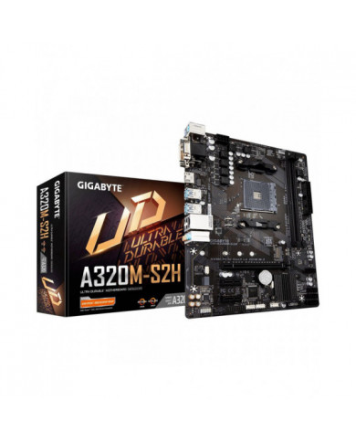 MAINBOARD GIGABYTE A320M-S2H AM4 RYZEN 3000 2DDR4 USB3.1 ULTRA DURABLE