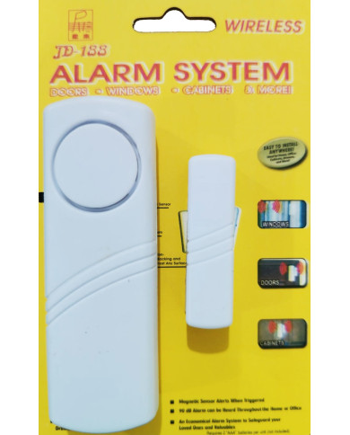 SISTEMA DE ALARMA WIRELESS PUERTAS Y VENTANAS ID-188 ANTI-ROBO