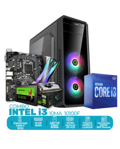 COMBO CPU CORE i3 10MA / 8GB RAM / 240GB SSD / 600W