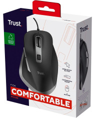 MOUSE USB TRUST FYDA ERGONOMICO