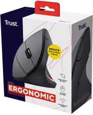 MOUSE WIRELESS VERTICAL TRUST VERTO NEGRO