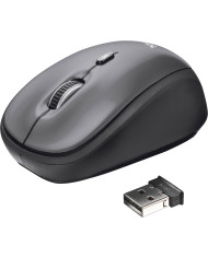 MOUSE WIRELESS TRUST YVI+ NEGRO COMPACTO