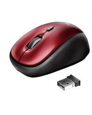 MOUSE WIRELESS TRUST YVI+ ROJO COMPACTO