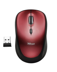 MOUSE WIRELESS TRUST YVI+ ROJO COMPACTO