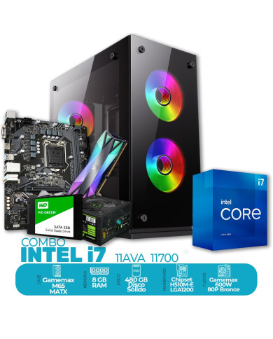 COMBO CORE i7 11AVA / 8GB RAM / 480GB SSD / 600W