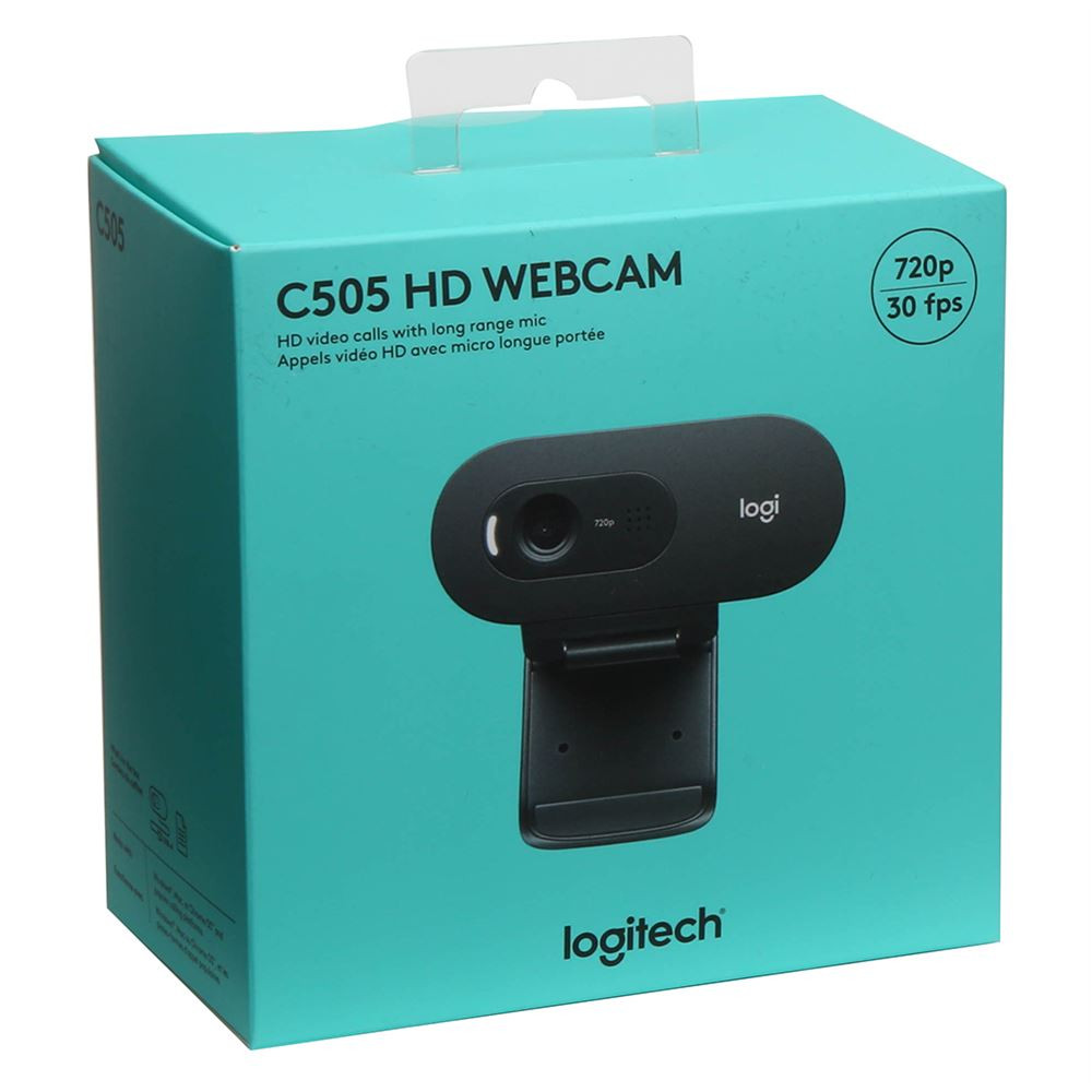 WEBCAM LOGITECH C505 USB HD 720P NEGRA