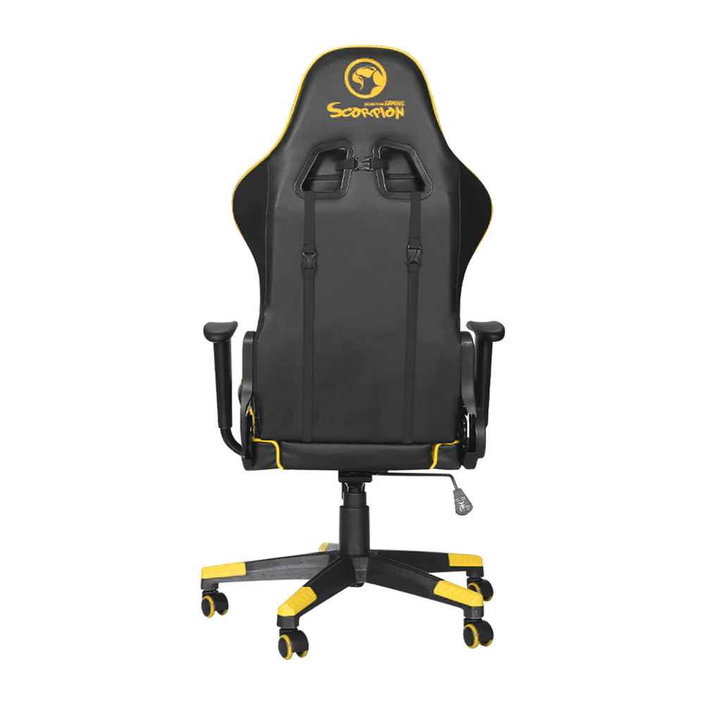 SILLA GAMER MARVO AMARILLA CH106YL ERGO AJUSTABLE GAMING