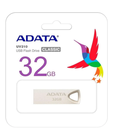 PENDRIVE 32 GB ADATA PLATEADO UV210