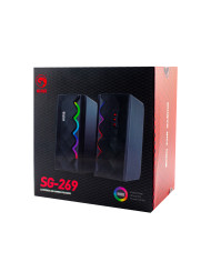 PARLANTES MARVO SG-269 RAINBOW 2.0 STEREO LED