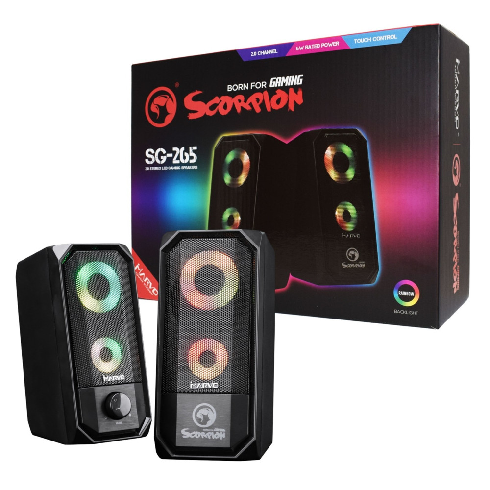 PARLANTES MARVO SG-265 USB RAINBOW 2,0 SG265