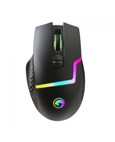 MOUSE GAMER WIRELESS RGB MARVO M728W NEGRO GAMING