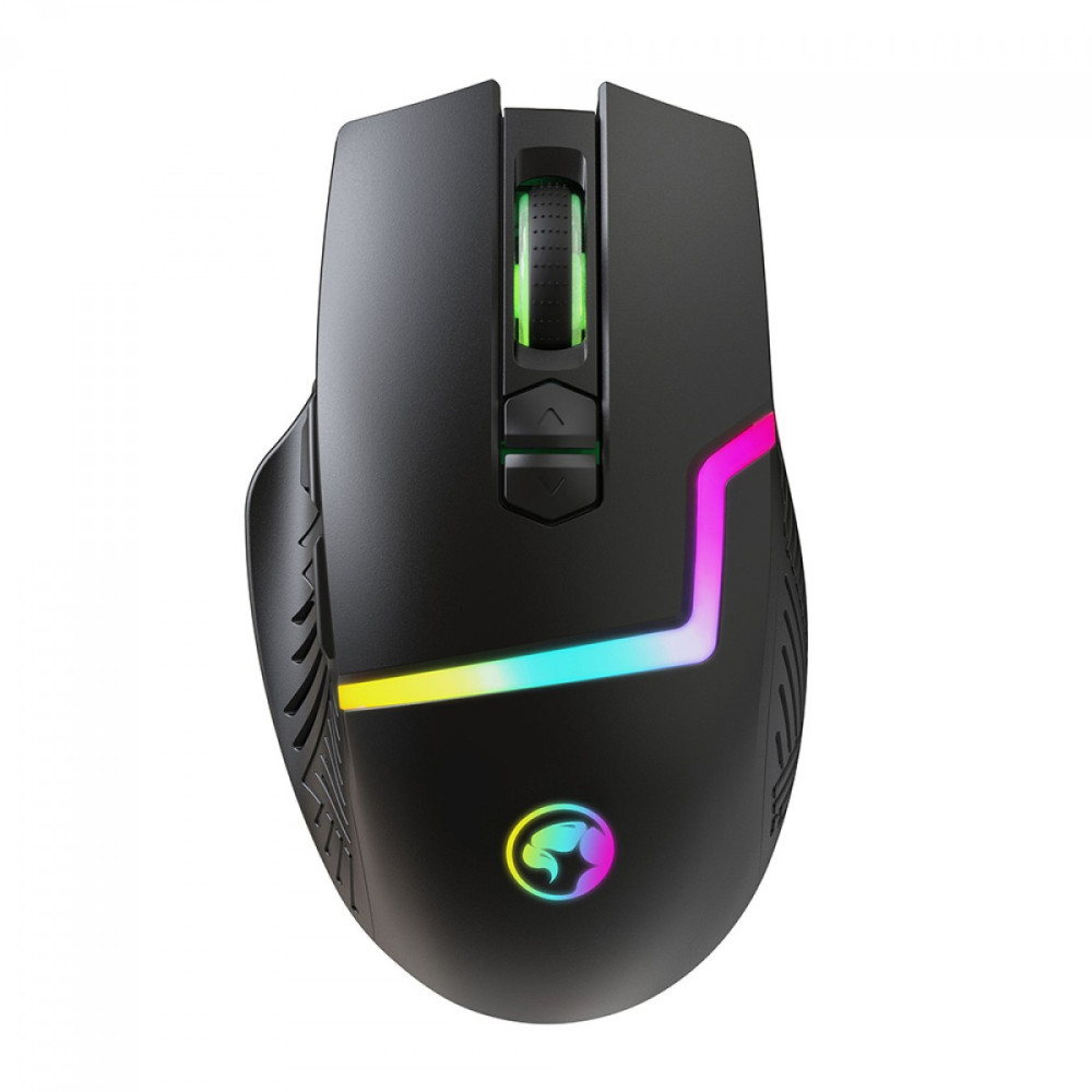 MOUSE GAMER WIRELESS RGB MARVO M728W NEGRO GAMING