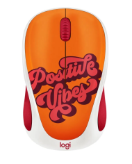 MOUSE LOGITECH WIRELESS NARANJA POSITIVE VIBES M717C