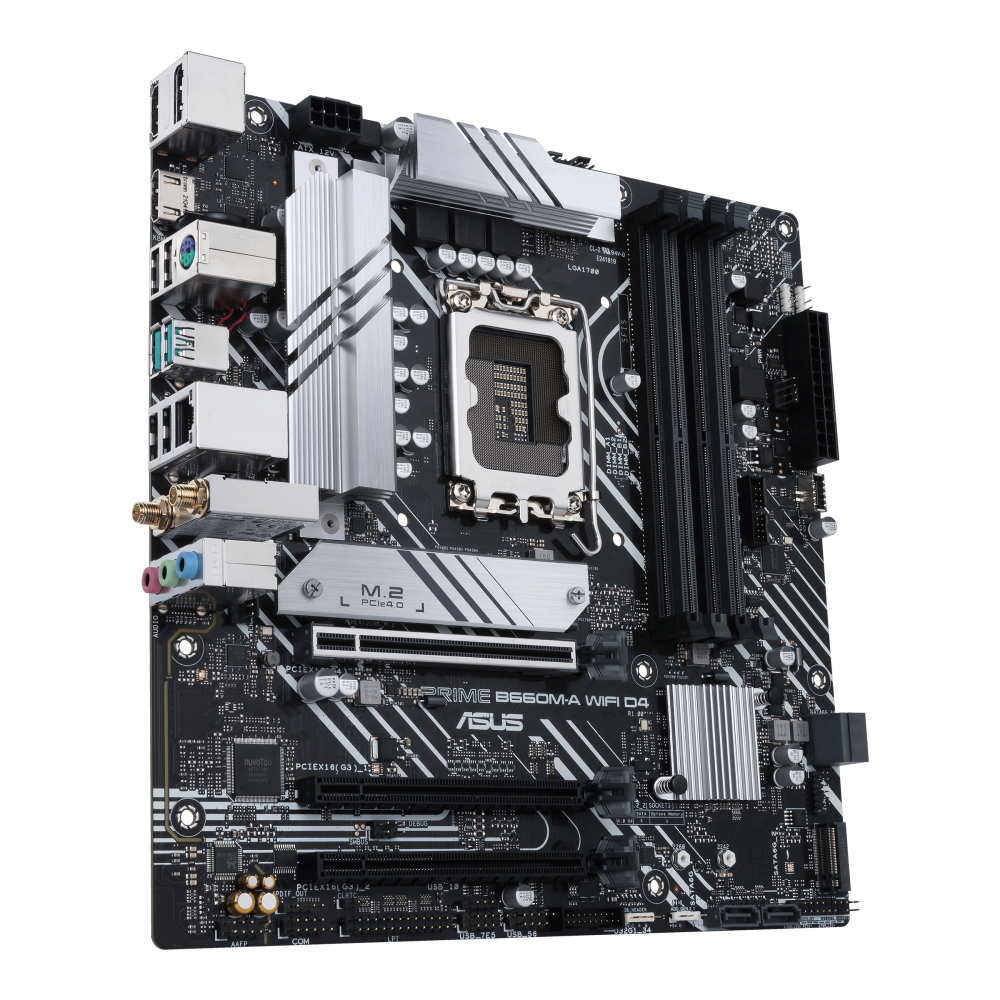 MAINBOARD ASUS B660M-A WiFi D4 PRIME LGA1700 12GEN DDR4