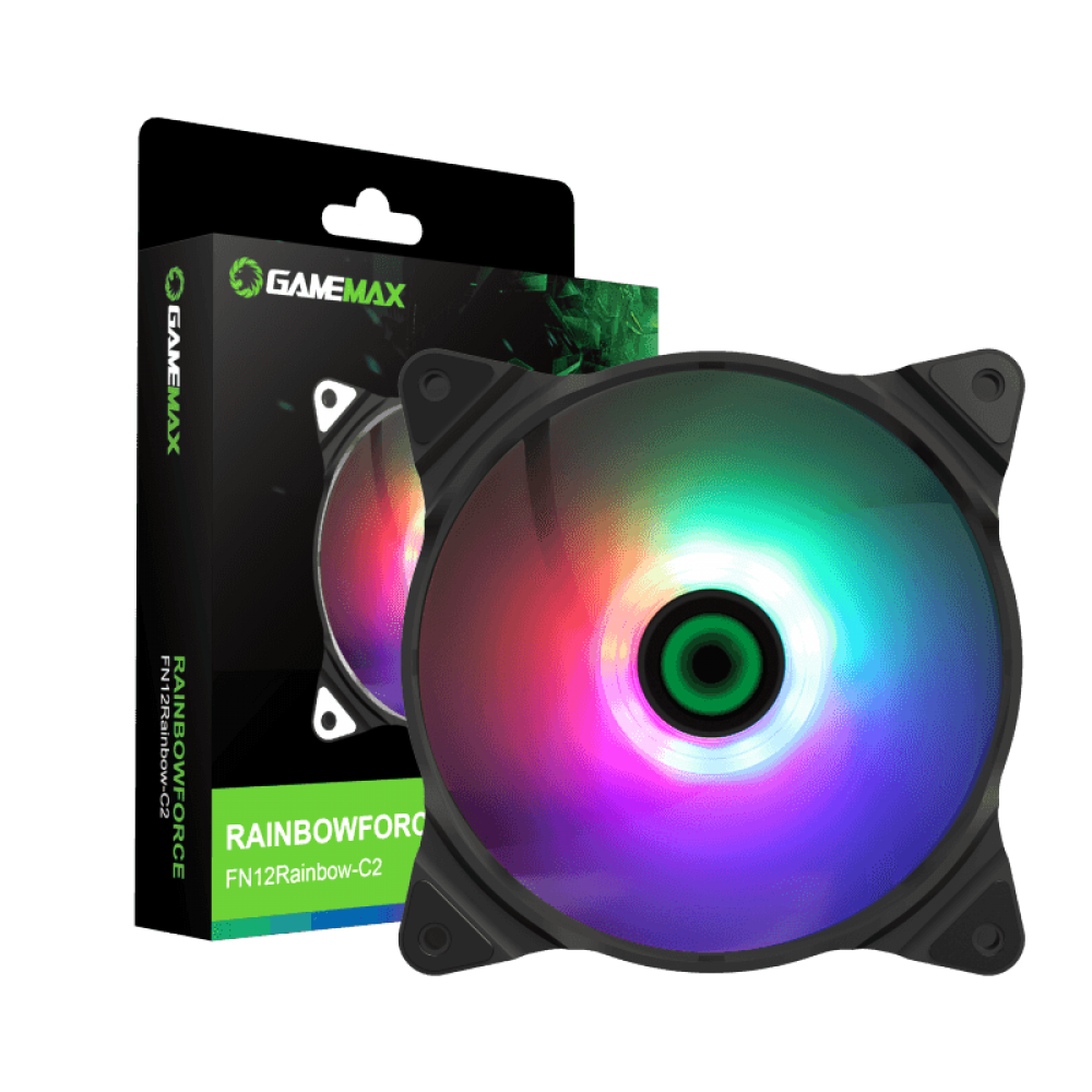 VENTILADOR GAMEMAX FN12 RAINBOWFORCE RGB COOLING FAN