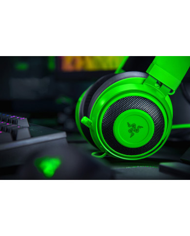 HEADSET GAMER RAZER KRAKEN VERDE MULTIPLATAFORMA