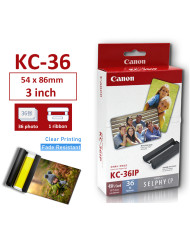CARTUCHO FOTOGRAFICO CANON SELPHY KP-36ip 4X6 4R 36PAG