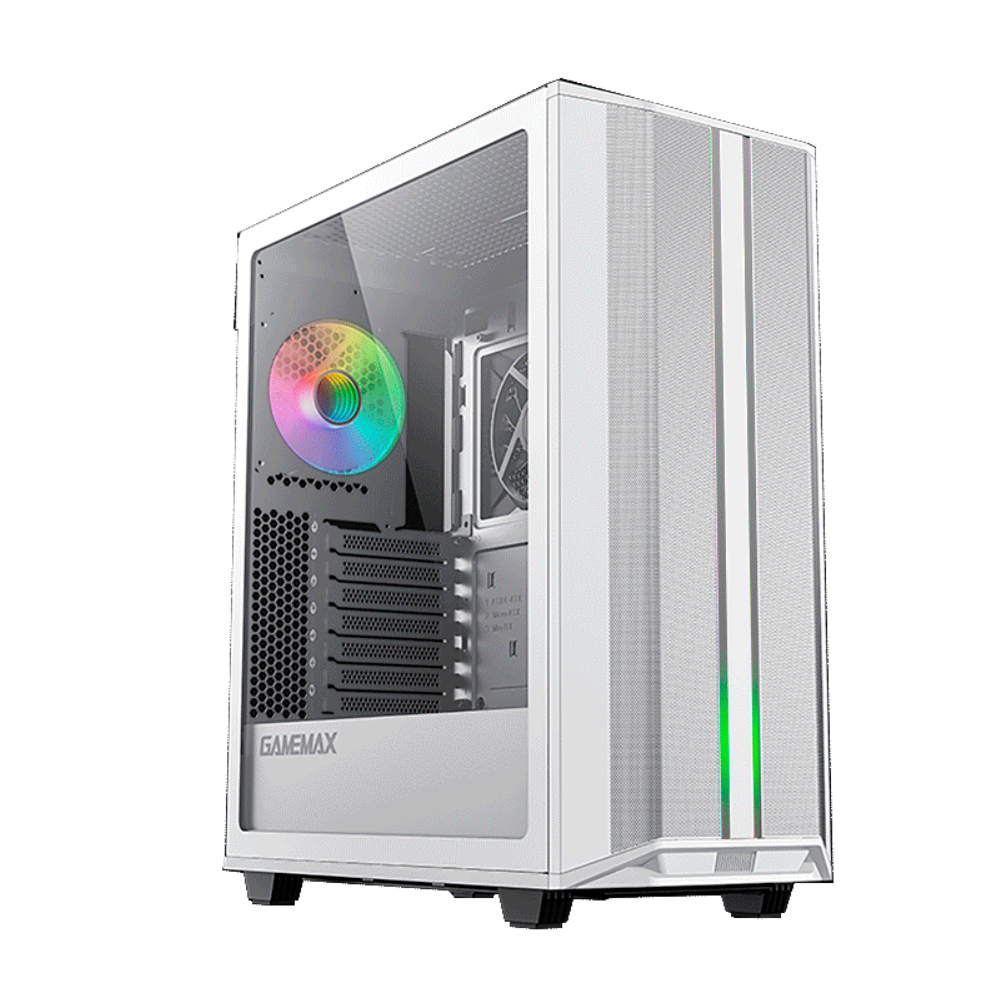 CASE GAMEMAX PRECISION BLANCO COC E-ATX VIDRIO