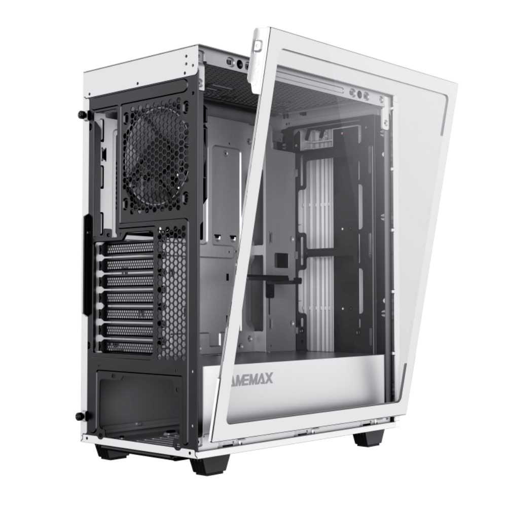 CASE GAMEMAX PRECISION BLANCO COC E-ATX VIDRIO