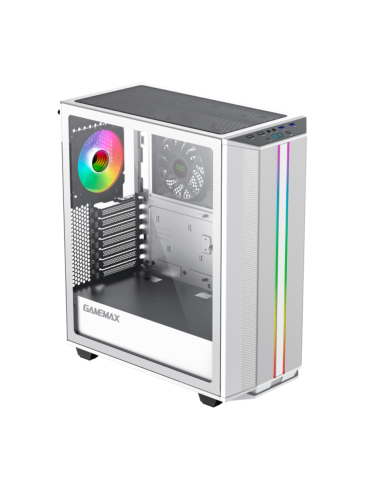 CASE GAMEMAX PRECISION BLANCO COC E-ATX VIDRIO