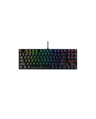 TECLADO REDRAGON KUMARA K552W-KR RGB MECANICO RAINBOW NEGRO RED-SWITCH