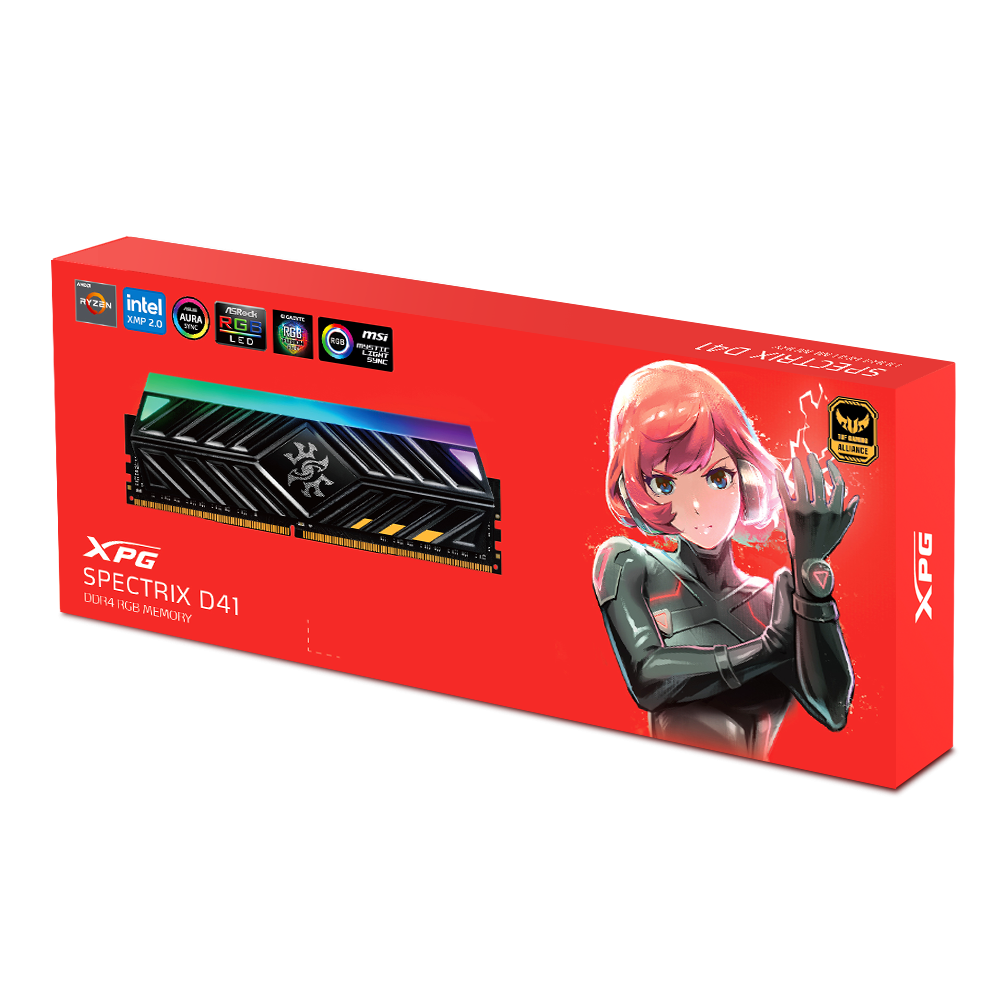 Memoria Xpg 16gb Spectrix D41 Ddr4 Rgb Aura 3200mhz Adata