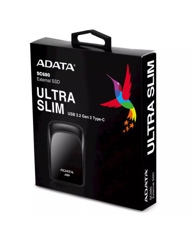 DISCO DURO ADATA 480GB SSD SC680 EXTERNO NEGRO
