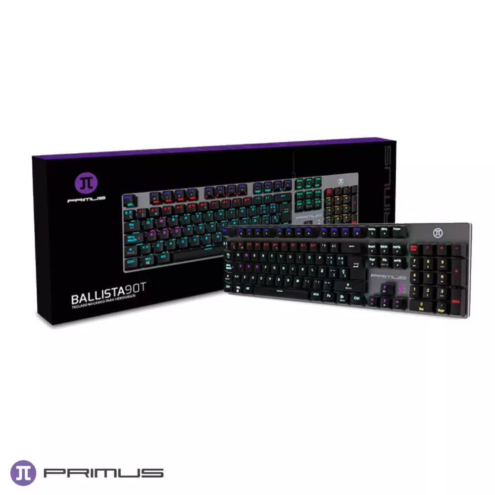 TECLADO PRIMUS BALLISTA90T USB MECANICO ILUMINADO GAMING ANTI-GHOSTING