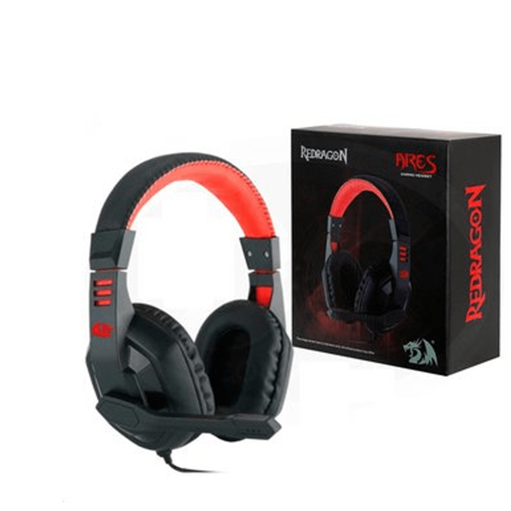 HEADSET REDRAGON ARES H120 NEGRO 40MM 3.5MMx2 GAMING