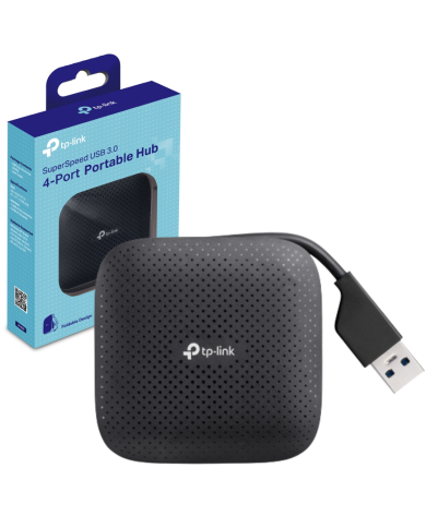 HUB TP-LINK UH400 4-USB 3.0 NEGRO PORTABLE