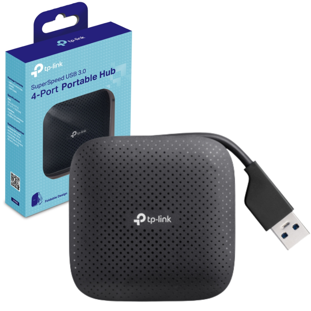 HUB TP-LINK UH400 4-USB 3.0 NEGRO PORTABLE
