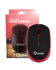 MOUSE QUASAD QM-610G WIRELESS ROJO
