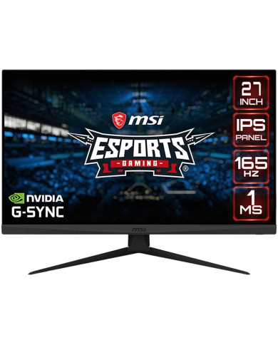 MONITOR GAMING MSI G273 OPTIX 27" PLANO FHD IPS 165Hz