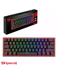 TECLADO REDRAGON FIZZ PRO K616-RGB MECANICO NEGRO RED-SWITCH